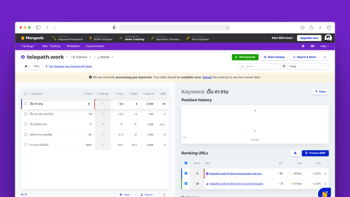 Rank Tracking On A Budget - screenshot 2