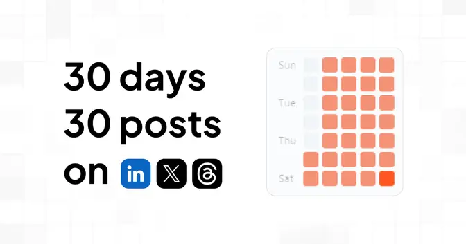I've been posting on social media every day for 30 days. Here's what I learned.