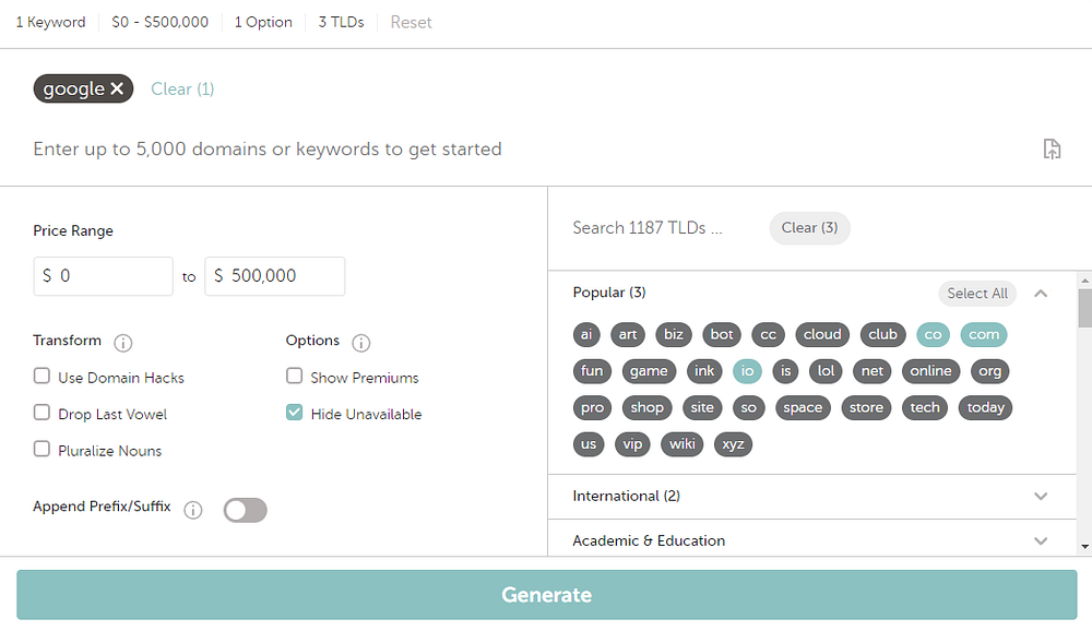 Where To Buy A Domain Name In 2024 - screenshot 2